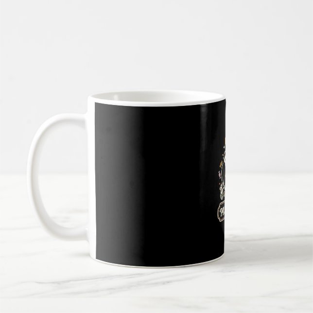 Halloween Katzen Geist Magie Kaffeetasse (Links)