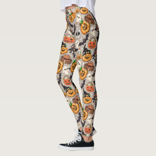 Halloween Katzen Lustige Party Leggings