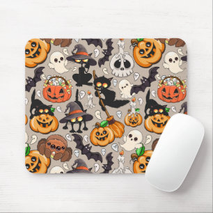 Halloween Katzen Lustige Party Mousepad