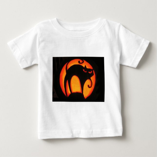 Halloween-Katzen-T-Shirt Baby T-shirt (Vorderseite)