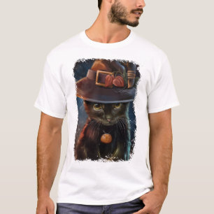 Halloween-Katzen-T-Shirt T-Shirt