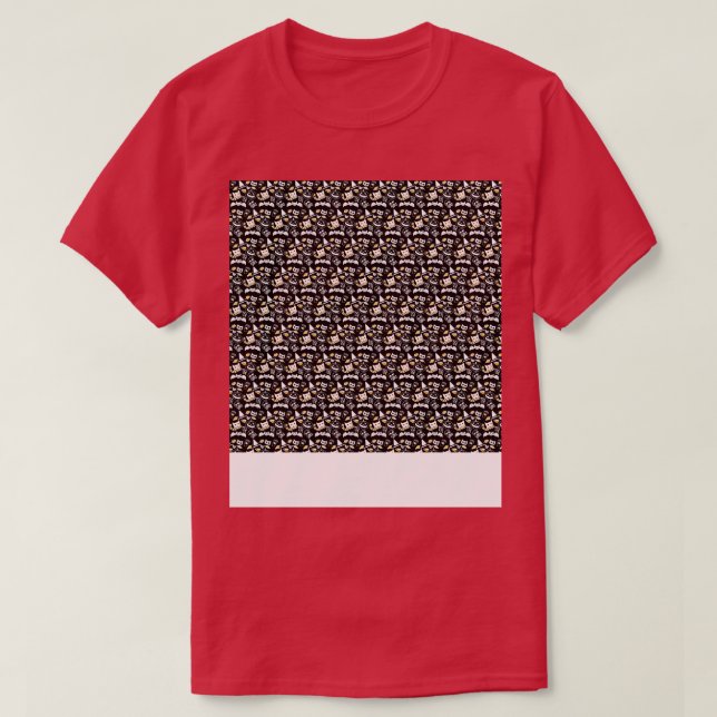 Halloween Katzen und Dinge T-Shirt (Design vorne)