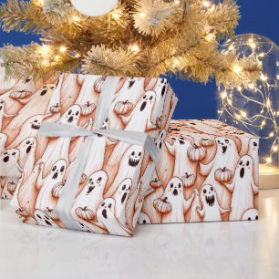 Halloween Katzen und Wrapping Paper Geschenkpapier