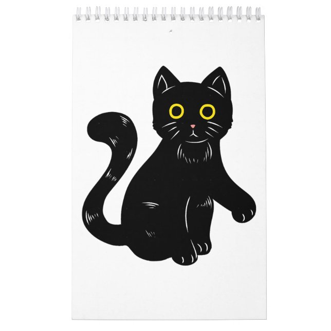 Halloween-Katzenjunges Kalender (Titelbild)