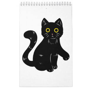 Halloween-Katzenjunges Kalender