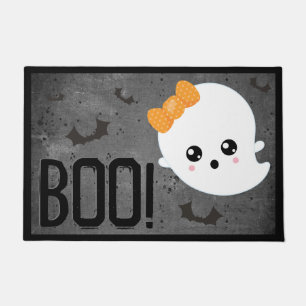 Halloween Kawaii Ghost Willkommen Fußmatte