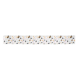 Halloween Kawaii Retro Hexe Disco-Kugel Satinband