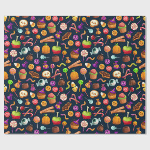Halloween-Kekse & Süßigkeiten Geschenkpapier