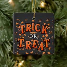 Halloween-Keramik für Trick- oder Treatschmuck Keramikornament