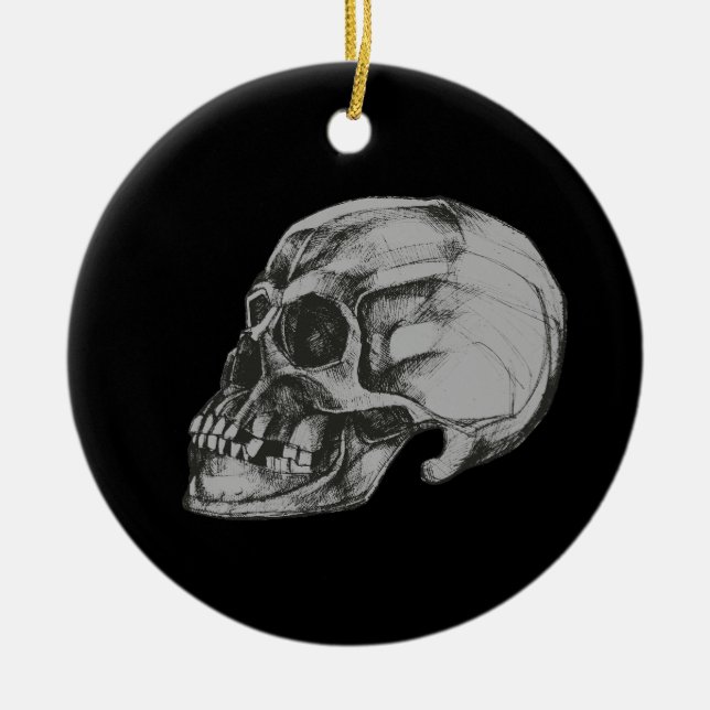 Halloween Keramik Ornament (Vorne)