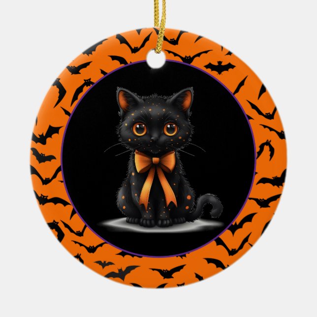 Halloween Keramik Ornament (Vorne)