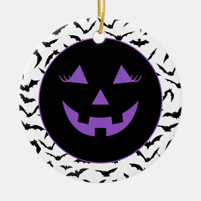 Halloween Keramik Ornament (Vorne)