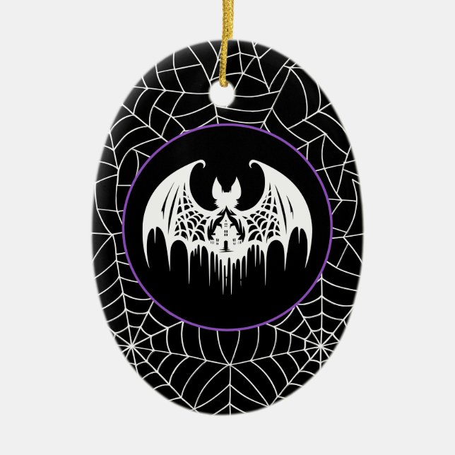 Halloween Keramik Ornament (Vorne)