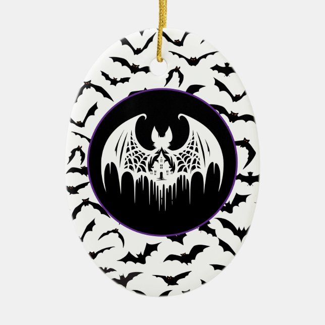 Halloween Keramik Ornament (Vorne)