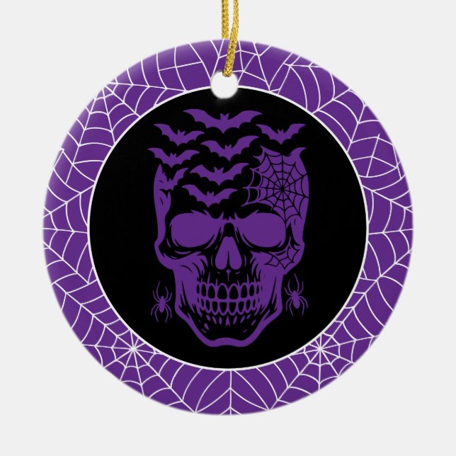 Halloween Keramik Ornament (Vorne)