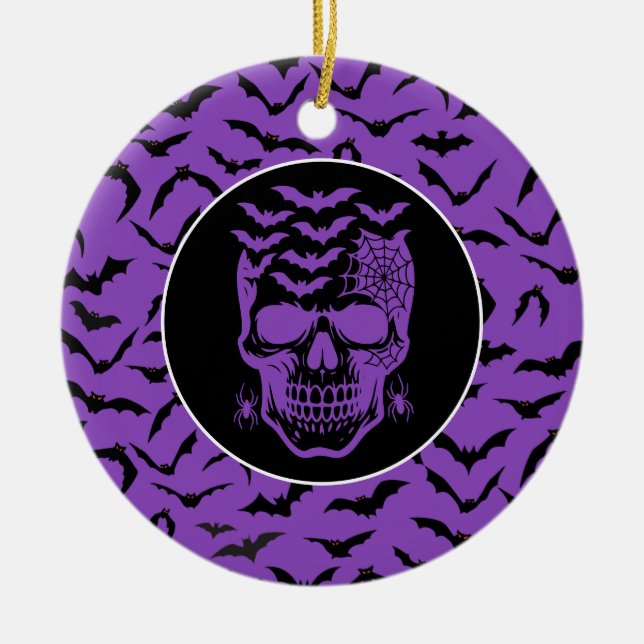 Halloween Keramik Ornament (Vorne)
