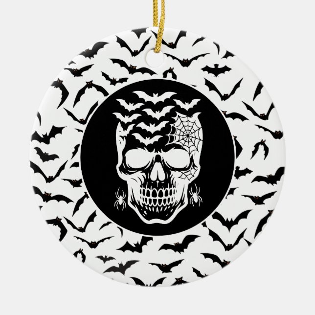Halloween Keramik Ornament (Vorne)