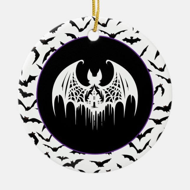 Halloween Keramik Ornament (Vorne)