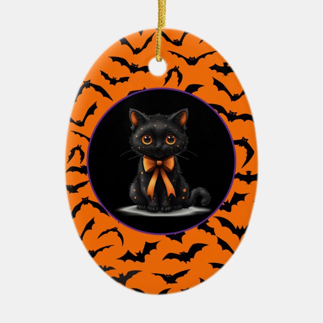 Halloween Keramik Ornament (Vorne)