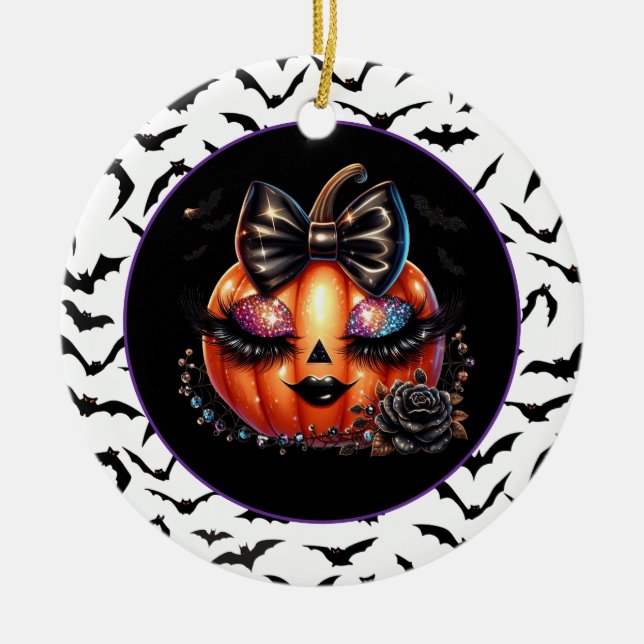 Halloween Keramik Ornament (Vorne)