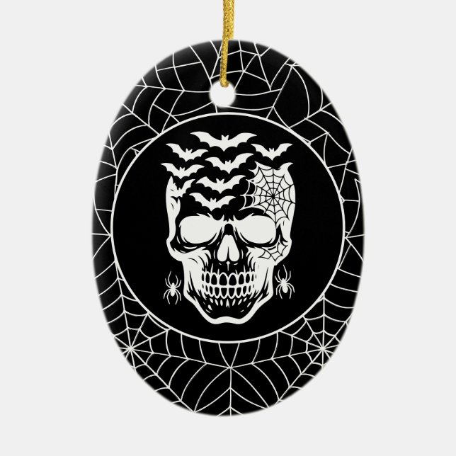 Halloween Keramik Ornament (Vorne)