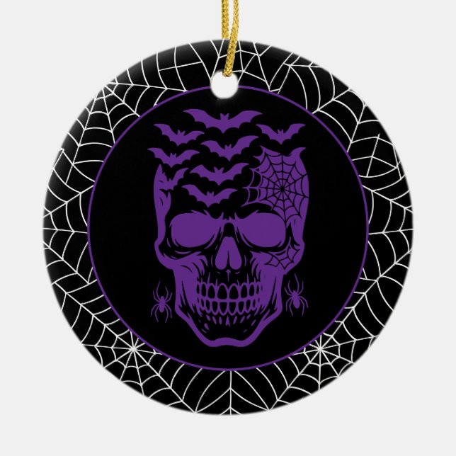 Halloween Keramik Ornament (Vorne)