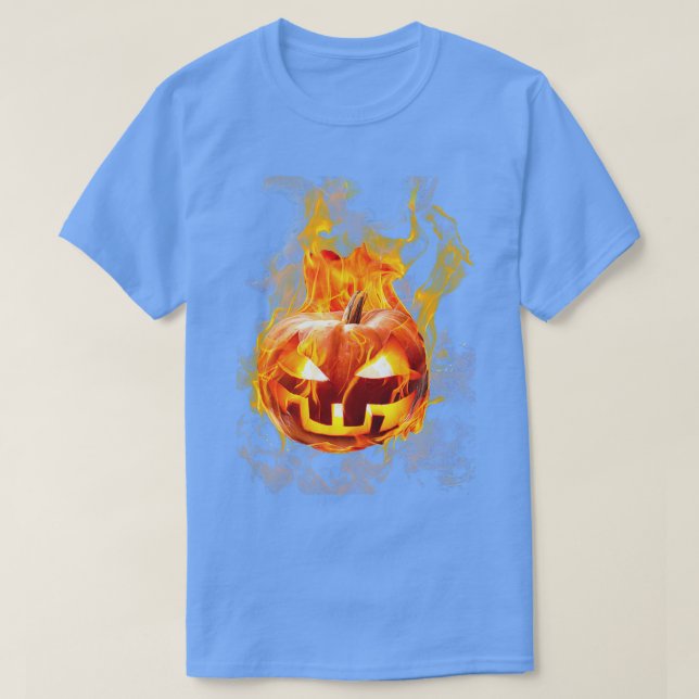 Halloween Kerzenhalter schlank passen Horor Fear a T-Shirt (Design vorne)