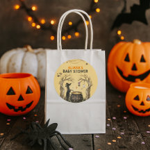Halloween-Kessel Gruselige schwarze Hexe Baby-Part