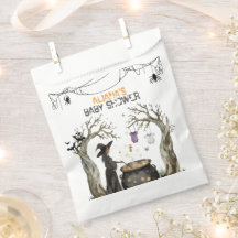 Halloween-Kessel Gruselige schwarze Hexen-Baby-Par
