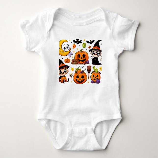 Halloween Kids Baby Strampler (Vorderseite)