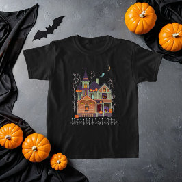 Halloween-Kid's Black T-Shirt