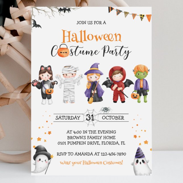 Halloween Kids Party Einladung (Von Creator hochgeladen)