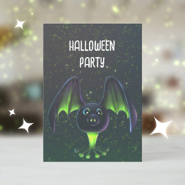 Halloween Kids Party Niedliche Einladung