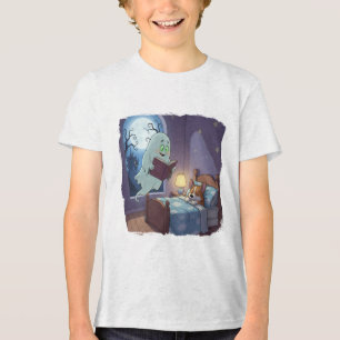 Halloween Kids T - Shirt Spooky Ghost und Corgi