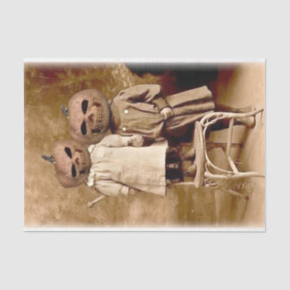 Halloween-Kinder-Kürbiskostüm Seidenpapier