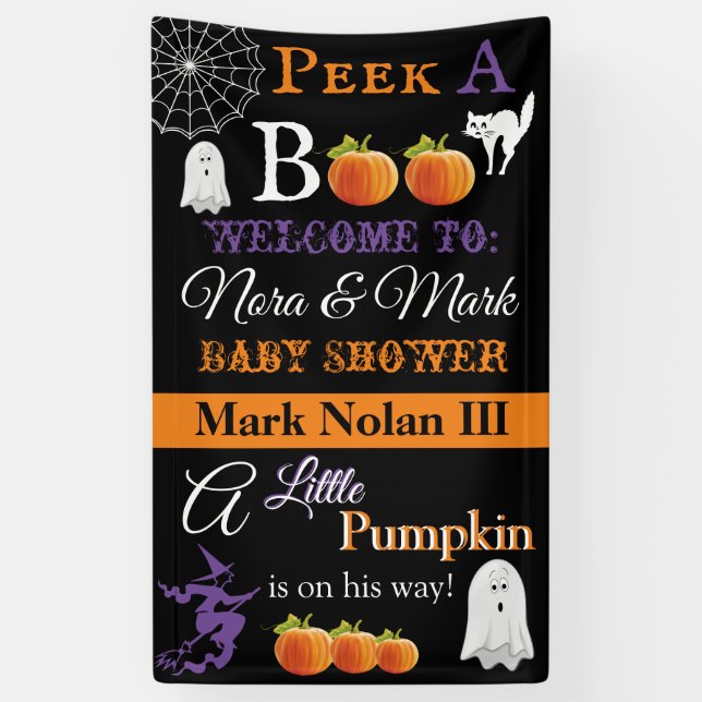 Halloween-Kinderduschbanner Banner (Vertikal)