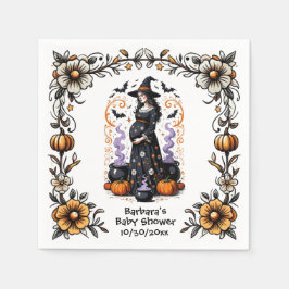 Halloween-Kinderdusche - Triplets brauen Serviette