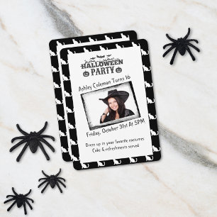 Halloween-Kindergeburtstagparty mit individuellem Einladung
