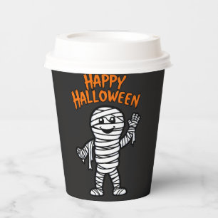 Halloween - Kindermumie Pappbecher