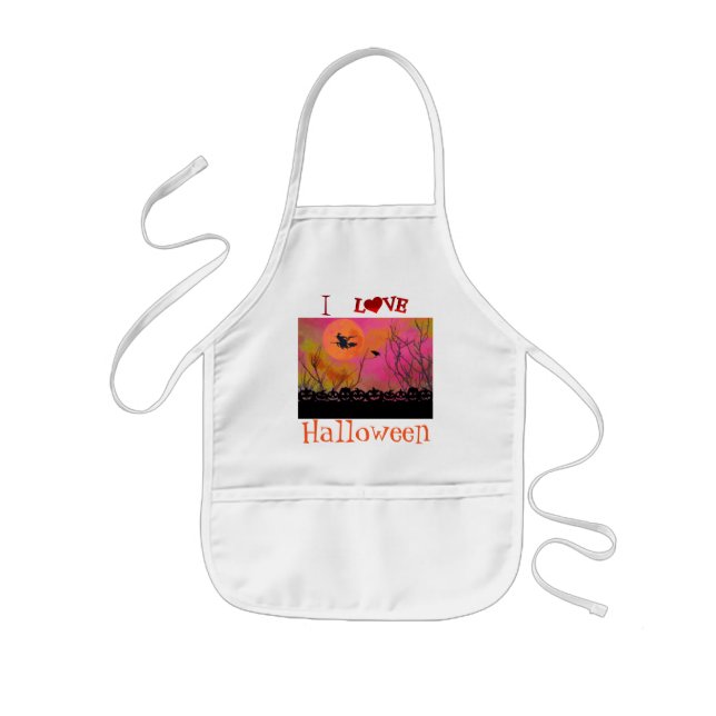 Halloween Kinderschürze (Vorne)
