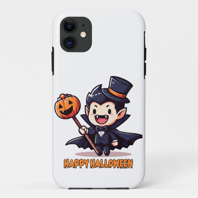 Halloween - Kindlicher Vampir Case-Mate iPhone Hülle (Rückseite)