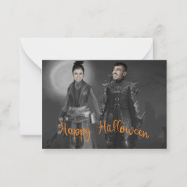 Halloween King and Queen of the Dark Mitteilungskarte
