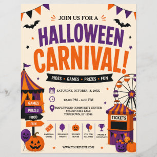 Halloween-Kirmesflyer Flyer