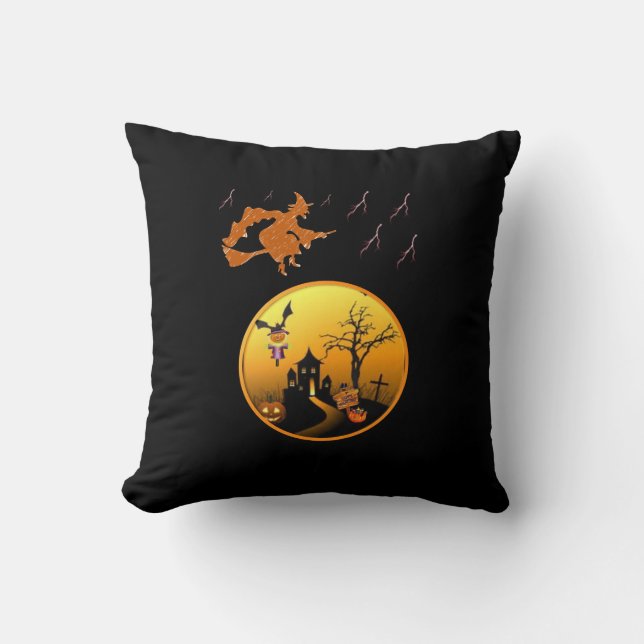 Halloween-Kissen Kissen (Vorderseite)