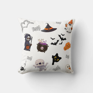 Halloween Kissen mit süße Figuren