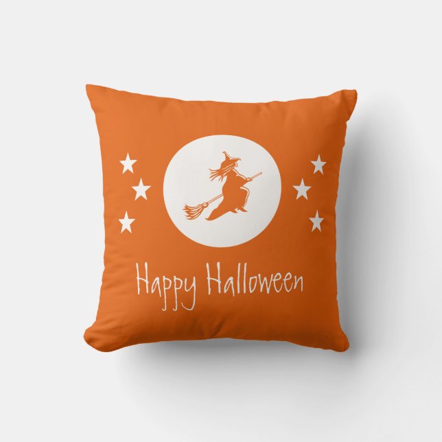 Halloween-Kissen, Orange Kissen (Vorderseite)