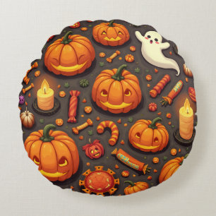 Halloween-Kissen Rundes Kissen