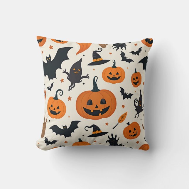 Halloween-Kissen und Kissen (Vorderseite)