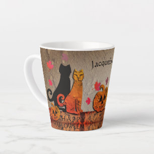 Halloween Kitty Latte Mug