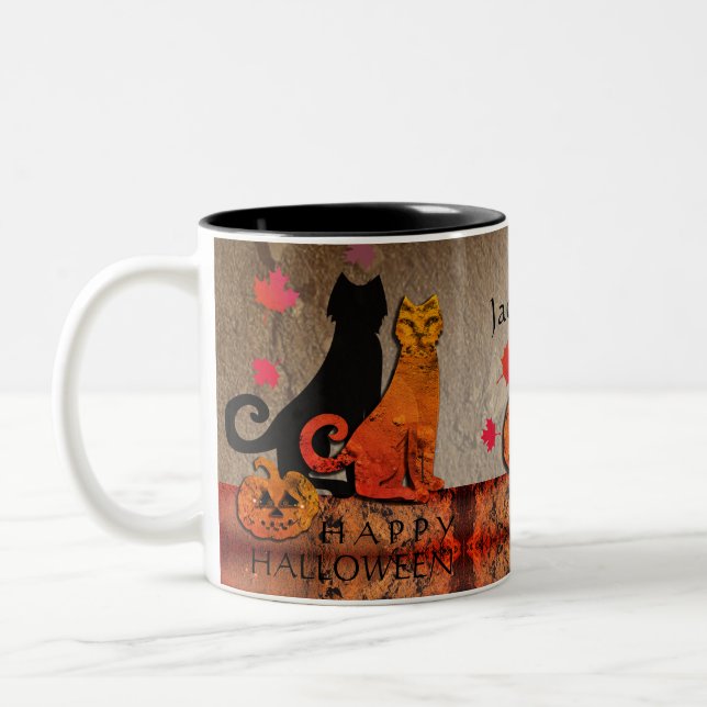 Halloween Kitty Mug (Gauche)